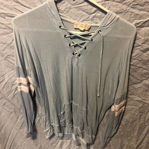 Fun light blue sweater